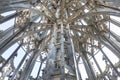 Steeple interior of Ulm minster Royalty Free Stock Photo