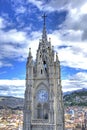 Steeple of the Quito Basilica church