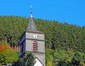 Steeple in Willingen in the Sauerland region