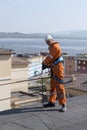 Steeplejack Royalty Free Stock Photo