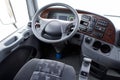 Steering wheel in a truck