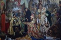 Stefan Batory at Pskov painting by Jan Matejko