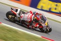 Stefan Bradl racing Royalty Free Stock Photo