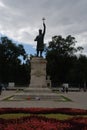 The Stefan cel Mare Central Park in Chisinau Royalty Free Stock Photo
