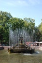 The Stefan cel Mare Central Park in Chisinau Royalty Free Stock Photo