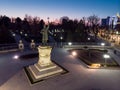 Stefan cel mare monument in central park Royalty Free Stock Photo