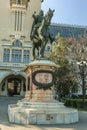 Stefan cel Mare statue in Iasi, Romania Royalty Free Stock Photo