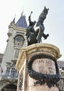 Stefan cel Mare Statue in Moldavia Royalty Free Stock Photo