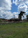 Stefanesti railway station Royalty Free Stock Photo