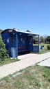 Stefanesti station for buses Royalty Free Stock Photo