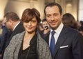 Stefano Accorsi and Laura Morante Royalty Free Stock Photo