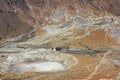 Stefanos volcanic crater and its surroundings. Nisyros island, Greece