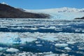 Steffen glacier in Campo de Hielo Sur Southern Patagonian Ice Field, Chilean Patagonia Royalty Free Stock Photo