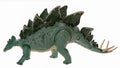 Stegosaurus armored dinosaur toy isolated Royalty Free Stock Photo