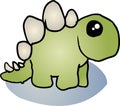 Stegosaurus dinosaur cartoon