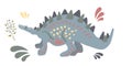 Stegosaurus dinosaur illustration