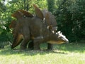 Stegosaurus in the Extinction Park in Italy
