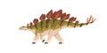 Stegosaurus, prehistoric dinosaur. Extinct animal of Jurassic period. Big giant dino reptile profile. Ancient prehistory