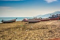 Stehat, Morocco - October 19, 2013. Coast of north Morroco by Mediterranean Sea Royalty Free Stock Photo