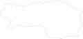 Steiermark Austria outline map Royalty Free Stock Photo