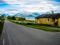 Steigen, little village in north Norway Royalty Free Stock Photo