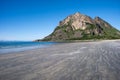 Beautiful scenery of Bosanden beach in Steigen. Engeloya island Royalty Free Stock Photo