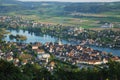 Stein am Rhein from above. Royalty Free Stock Photo