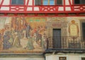 Stein-am-rhein, Switzerland. Medieval town center. Royalty Free Stock Photo