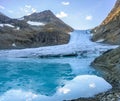 Steindalsbreen glacier in north Norway Royalty Free Stock Photo