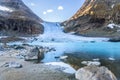 Steindalsbreen glacier in north Norway Royalty Free Stock Photo