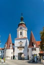 Steiner Tor, a 15th century gate in Krems an der Donau, the Wachau valley of Austria Royalty Free Stock Photo