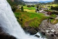 Steinsdalsfossen - gorgeous waterfall in Norway