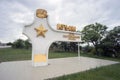 Stele of Crimea on the Kerch highway .