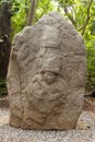 Stele of the king Olmec,Olmec Archaeological Museum,La Venta,Villahermosa,Tabasco,Mexico Royalty Free Stock Photo