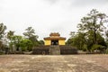 Stele Pavilion At Mausoleum Of Minh Mang In Hue, Vietnam.