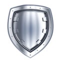 Stell shield only Royalty Free Stock Photo