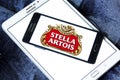 Stella Artois beer logo Royalty Free Stock Photo