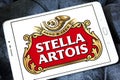 Stella artois beer logo Royalty Free Stock Photo