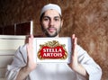 Stella artois beer logo Royalty Free Stock Photo