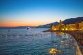 Stella Maris traditional celebration. During the night when thousands of tiny lit candles are left on the water from the boats or