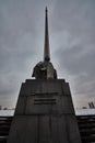 Stella monument in Moscow for cosmonautics and scientists