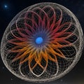 Stellar Bloom: A Cosmic Interpretation of the Sacred Geometry Flower of Life