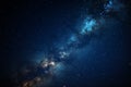Stellar panorama Milky Way galaxy dazzles with stars and space