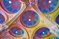 Stellar patterns on domes in hall of Chernivtsi National University, on July 16 in Chernivtsi, Ukraine