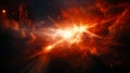 Stellar solar flares in deep cosmos. Fantastic glow of interstellar space