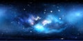 Stellar system and nebula. Panorama, environment 360 HDRI map. Equirectangular projection, spherical panorama