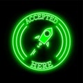 Stellar (XLM) accepted here sign