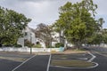 empty green crossroads, Stellenbosch, South Africa