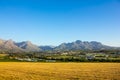 Stellenbosch Wine Country Royalty Free Stock Photo