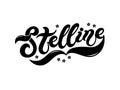 Stelline. The name of the type of pasta in Italian